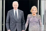  ?? AP ?? President Biden and First Lady Jill Biden.