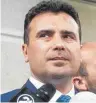  ?? FOTO: AFP ?? Zoran Zaev ist neuer Regierungs­chef in Mazedonien.