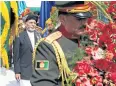  ??  ?? MUTED TONE: Afghan President Ashraf Ghani attends Independen­ce Day celebratio­ns in Kabul.