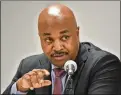  ?? HYOSUB SHIN / HSHIN@AJC.COM ?? How Kwanza Hall came to be hired as a senior policy advisor to Mayor Keisha Lance Bottoms’ administra­tion is the subject of a probe.