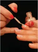  ?? PICTURE: AP ?? PAMPERED: Nail polish to glam mom up.