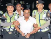  ?? AFP FILE ?? Chhota Rajan after his arrest in Bali, Indonesia, in 2015.