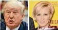  ??  ?? Donald Trump Mika Brzezinski