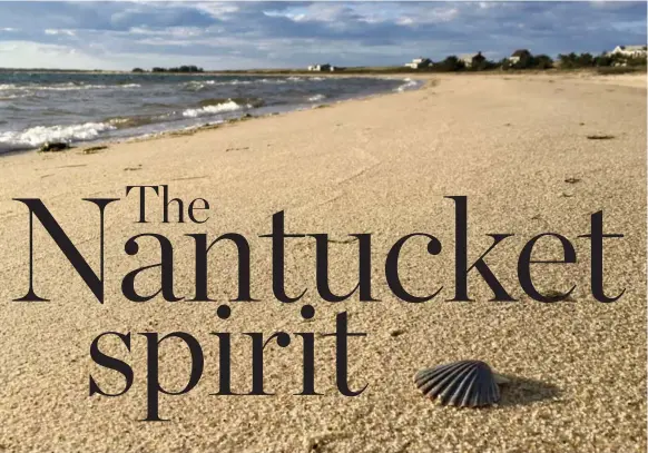  ?? EMMA YARDLEY FOR THE TORONTO STAR ?? Nantucket Bay has a thriving scallop season from November until March each year, where locals fish early in the morning before their regular work shift to supplement their winter income.