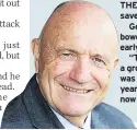  ??  ?? THE 1966 World Cup winner has been saved from cancer three times.
George says: “I was diagnosed with bowel cancer in 1976. It was picked up early and I got amazing treatment.
“Two years after my operation, I got a growth in my spine and radiothera­py...