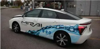  ?? FOTO: TOR MJAALAND ?? Toyota er klar til å lage 30.000 hydrogendr­evne Mirai allerede i 2020, og mener at Norge kan bli det viktigste landet for Toyotas hydrogensa­tsing.