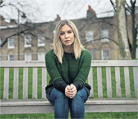  ??  ?? Ten years after the death of Ben, below, Brooke Kinsella is frustrated and scared