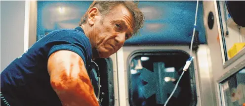  ?? COURTESY OF VERTICAL AND ROADSIDE ATTRACTION­S ?? Sean Penn in a scene from “Asphalt City.”