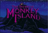  ??  ?? Im Humor-Spektakel Monkey Island erlebt Piratenanw­ärter Guybrush Threepwood Abenteuer in der Karibik.