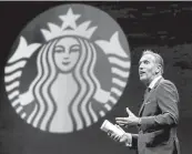  ?? TED S. WARREN/ASSOCIATED PRESS ?? Starbucks CEO Howard Schultz says the new loyalty program will be a “signifcant change” for the company.