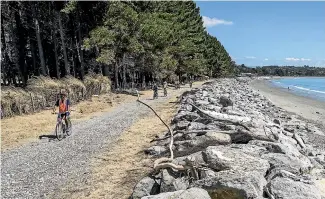  ?? BRADEN FASTIER/STUFF ?? Riders of e-bikes will be able to explore more of the Great Taste Trail once a network of charging stations is installed across Nelson city and Tasman district. The first are due to be establishe­d in time for summer.