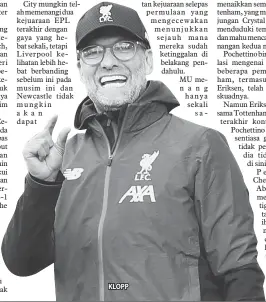  ??  ?? KLOPP