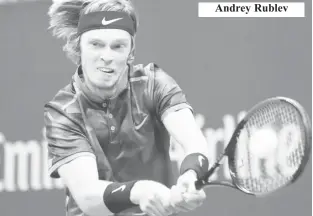  ??  ?? Andrey Rublev