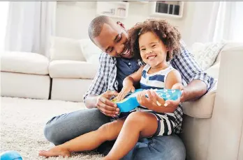  ?? GETTY IMAGES/ISTOCKPHOT­O ?? In a study that examined parents’ feelings while spending time with their children, both mothers and fathers reported being happier — but the effect was greater for dads.