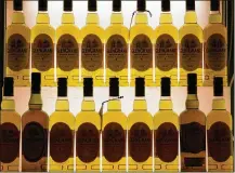  ?? AP 2009 ?? Scotch whisky makers are breathing a sigh of relief after the U.S. agreed to suspend tariffs on one of Scotland’s main exports.