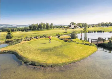  ??  ?? For sale Strathmore Golf Club has twice been voted Scotland’s best golf experience for under £50