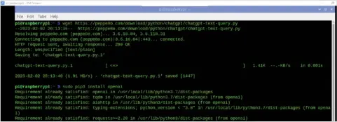  ?? ?? Figure 6: Raspberry Pi ChatGPT setup