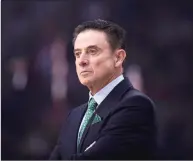  ?? Petros Giannakour­is / Associated Press ?? Iona coach Rick Pitino, whose program has gone into quarantine, tweeted Saturday that the NCAA basketball season should push back its start and aim for “May Madness.”