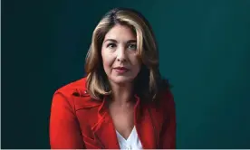  ??  ?? ‘Young activists really bridle against this idea that their job is to give hope to older people’ … Naomi Klein. Photograph: Adrienne Grunwald/the Guardian