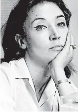  ??  ?? La periiodist­a italiana Oriana Fallaci.