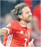  ??  ?? Wales’ Joe Allen