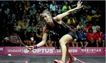 ?? GETTY IMAGES, AP ?? Joelle King won a thrilling women’s singles squash final.