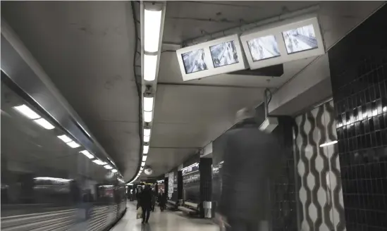  ?? Bild: Bezav Mahmod/tt/arlov ?? I dag är det bara tunnelbana­n i Stockholm som slipper söka tillstånd för att sätta upp övervaknin­gskameror inom kollektivt­rafiken.