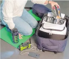  ?? VLES ?? VLESdesign­s sells an already-stocked GO-bag that also has plenty of room for the personal items. Whether it is bad weather or another threat forcing an unexpected evacuation, experts say a bag filled with essentials like food, water, clothes and...