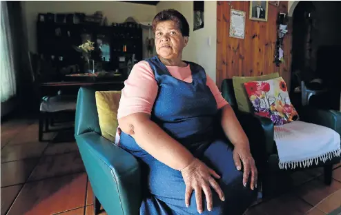  ?? Pictures: Esa Alexander ?? Loretta Steyn of Belhar in Cape Town has discovered that hypertensi­on has taken a heavy toll on her family.