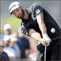  ?? AP/ERIC GAY ?? Defending champion Dustin Johnson was one of several big names to lose Wednesday in the first round of the WGC-Dell Match Play in Austin, Texas. Rory McIlroy, who won last week’s Arnold Palmer Invitation­al, and Phil Mickelson also lost their...