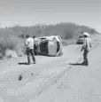  ?? EL DEBATE ?? >Así quedó el vehículo tras el accidente.