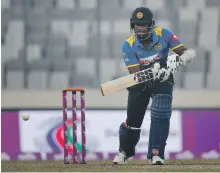  ?? AP ?? Retired cricketer Mahela Jayawarden­e is glad Angelo Mathews is back to captain Sri Lanka in limited-overs matches