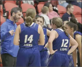  ?? Photo by Justin Manning ?? The Bismarck Lions and Lady Lions have their season rolling on the hardwood led by head coaches Mark Hamby and Brett Barber to make some noise for hoops year 2021-2022.