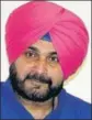  ??  ?? Navjot Singh Sidhu