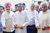  ?? Photo/Supplied ?? Sri Lanka President Maithripal­a Sirisena opens Jaffna Internatio­nal Airport in the presence of Prime
Minister Ranil Wickremesi­nghe and other oficials and diplomats.