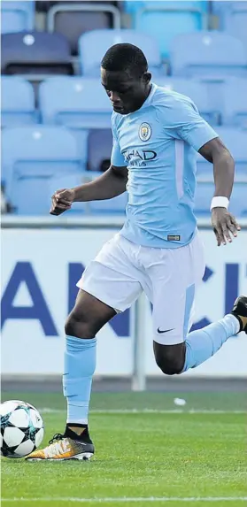  ??  ?? Manchester City’s Rabbi Matondo has been called up by Wales Picture:MEN