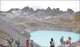  ?? REUTERS ?? ■ Climate activists in Switzerlan­d participat­e in a mourning ceremony for the Pizol glacier that is set to disappear by the next decade.