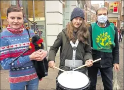  ?? Picture: Julie Wassmer ?? Protestors march in Canterbury city centre