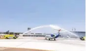  ?? GRUPO AEROPORTUA­RIO DEL PACÍFICO ?? La aerolínea Calafia Airlines abrió vuelo entre Tijuana y Puerto Peñasco.