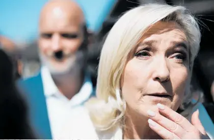  ?? Photo / AP ?? Marine Le Pen was comfortabl­y beaten by Emmanuel Macron in the French presidenti­al election.