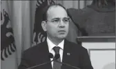  ??  ?? Presidenti Bujar Nishani