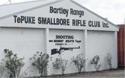  ?? ?? Monday is competitio­n night at Te Puke Smallbore Rifle Club.