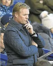  ??  ?? Koeman podría volver antes de lo esperado a un banquillo de la Premier League //AFP