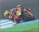  ?? FOTO: GETTY ?? Bautista lideró en Phillip Island