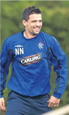  ?? Picture: SNS. ?? Nacho Novo was featuring for Rangers in a tournament in Berlin when he became ill.