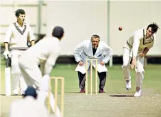  ?? ?? Natural talent: the Yorkshire fast bowler Fred Trueman playing against Somerset in 1965