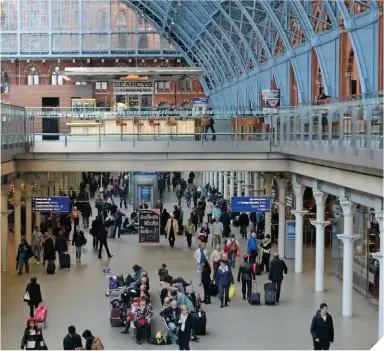  ?? PAUL BIGLAND. ?? With 100,000 sq. ft of retail space, most of St Pancras Internatio­nal’s wide selection of high street stores and independen­t boutiques can be located in the Arcade area, and offer anything from convenienc­e purchases for commuters through to tax-free...