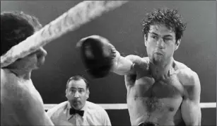  ??  ?? Robert De Niro as Jake LaMotta in Raging Bull (Saturday, ITV, 10.55p.m.)