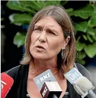  ??  ?? Louise Nicholas raised concerns at Wally Haumaha’s appointmen­t as Police Deputy Commission­er.