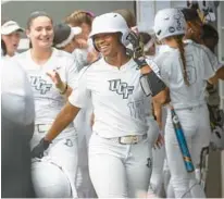  ?? WILLIE J. ALLEN JR./ORLANDO SENTINEL ?? UCF softball’s Jada Cody (17) homered a team-high 15 times last season and is hoping to produce even more for the Knights this spring.